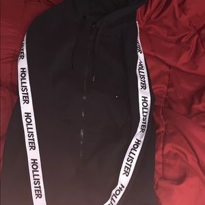 Black hollister zip up
